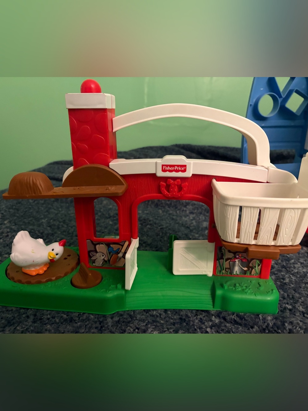 Fisher-Price Red & White Farm Playset for Kids